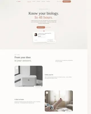 Swab - Testing Platform Landing Page Template