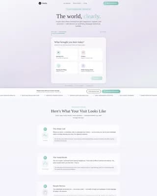 Clarity - Audiology Clinic Landing page Template