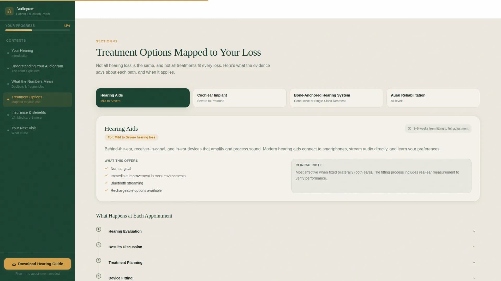 Understand - Patient Portal Landing page Template