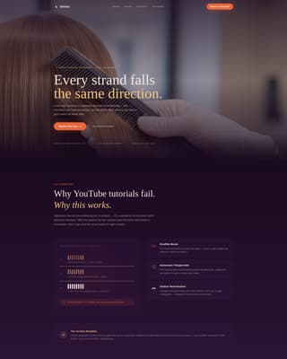 Shinka - Transformative Straightening Landing Page Template