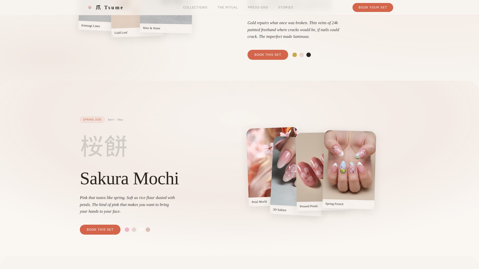 Tsume - Exquisite Nailart Landing Page Template