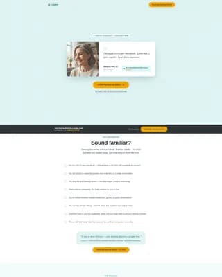 Listen - Virtual Consultation Landing Page Template