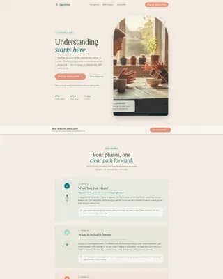 Autism Spectrum Care Education Website Template