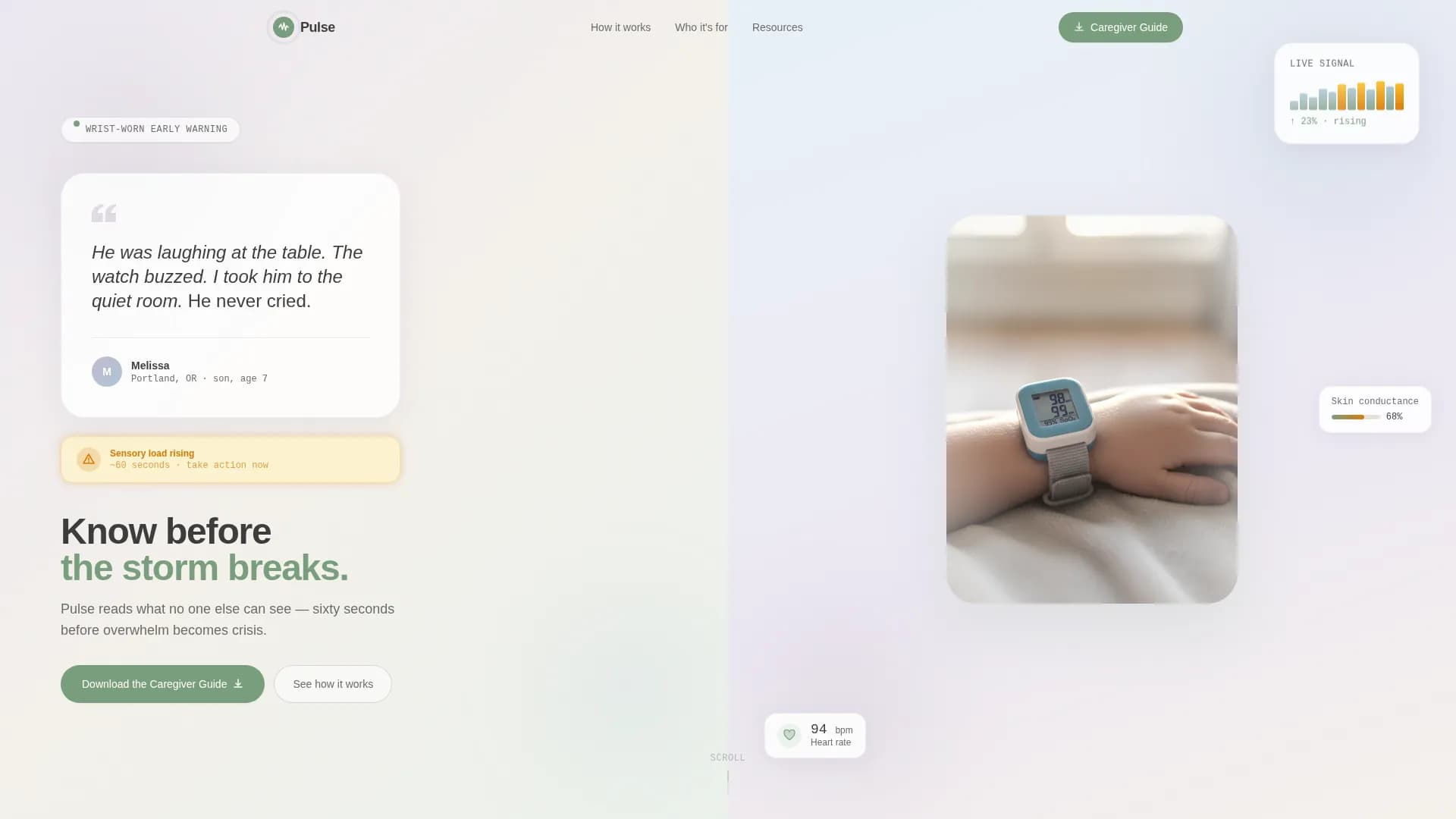 Autism Spectrum Care Reviews Website Template