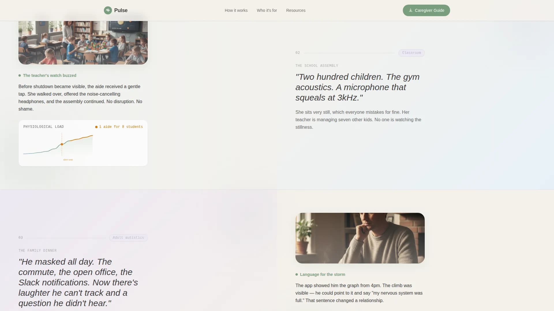 Autism Spectrum Care Reviews Website Template
