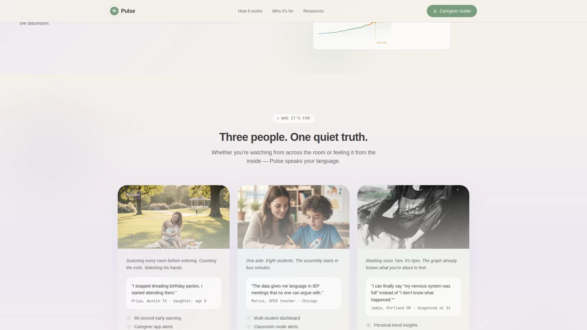Autism Spectrum Care Reviews Website Template