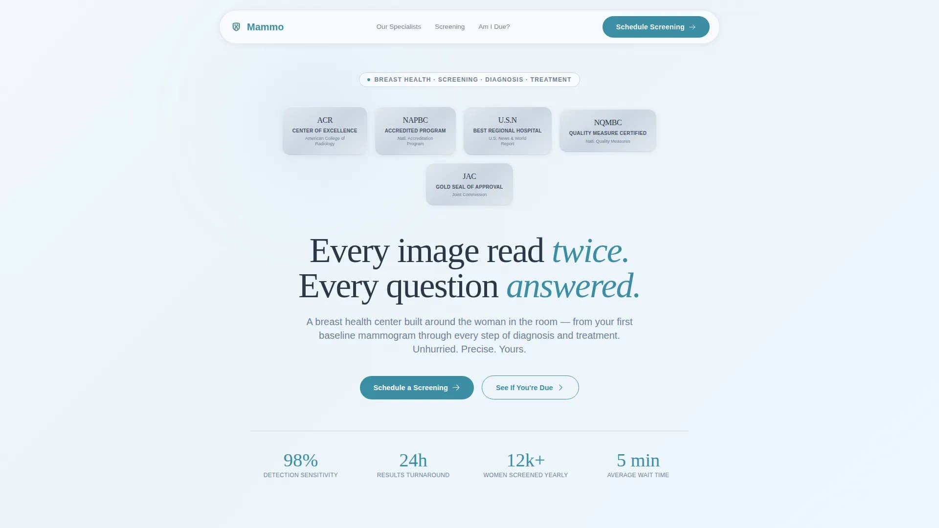 Women's Health & OB-GYN Professional Website Template