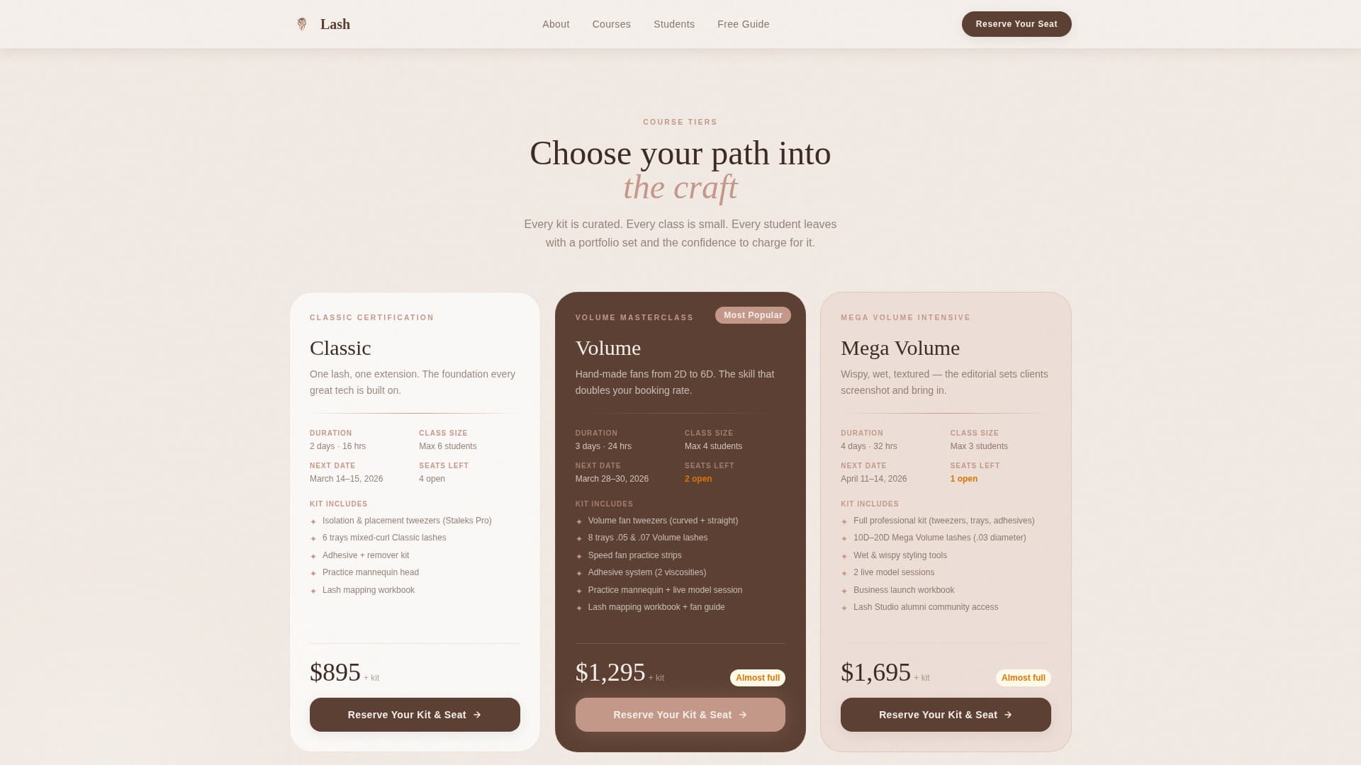 Lash - Highconverting Extension Landing Page Template