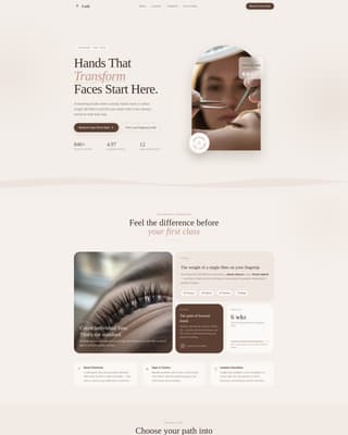 Lash - Highconverting Extension Landing Page Template