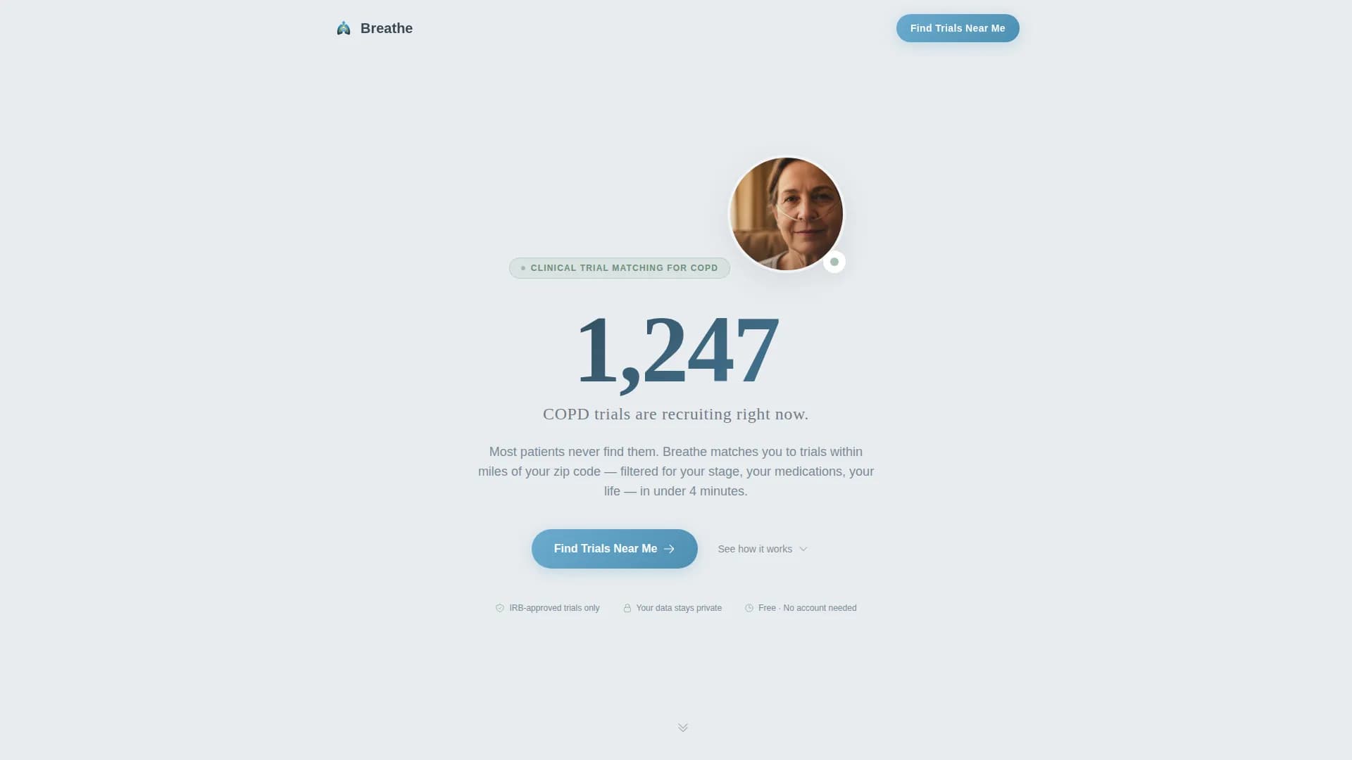 COPD Care Specialist Professional Website Template