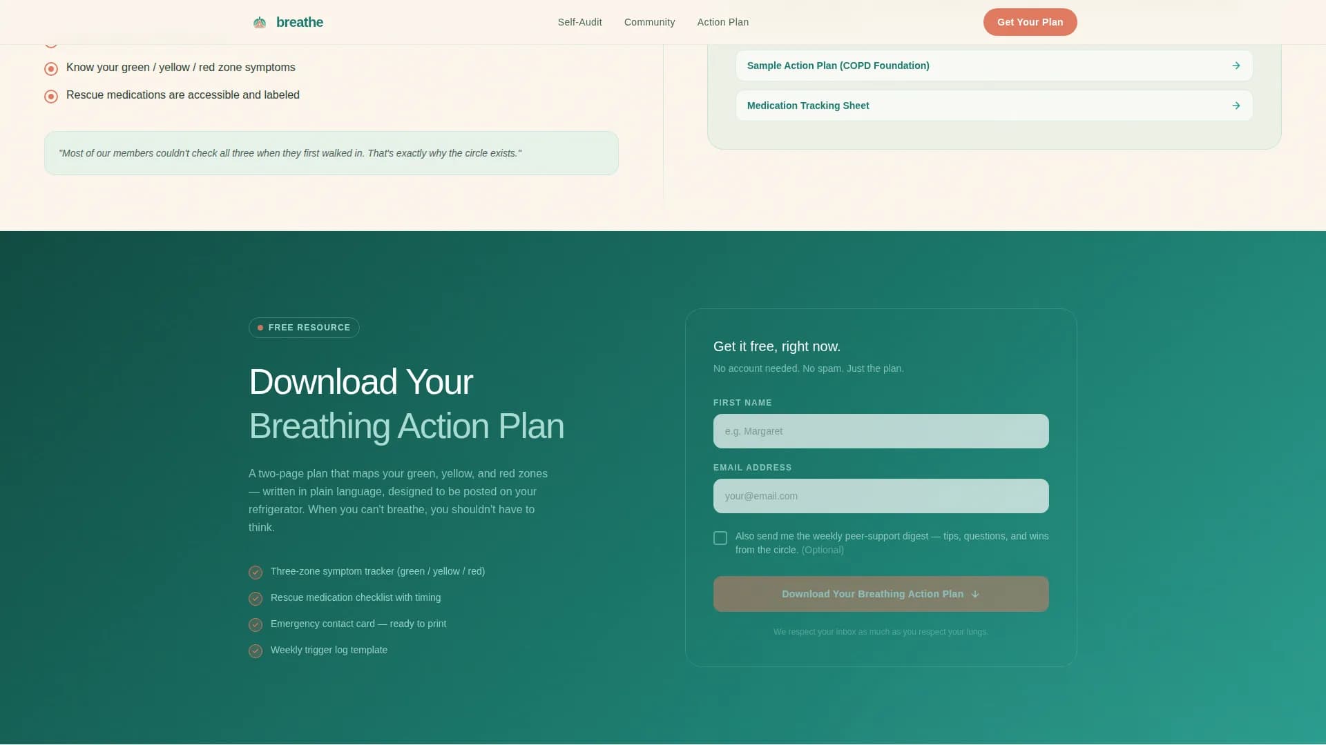 COPD Care Specialist Professional Website Template