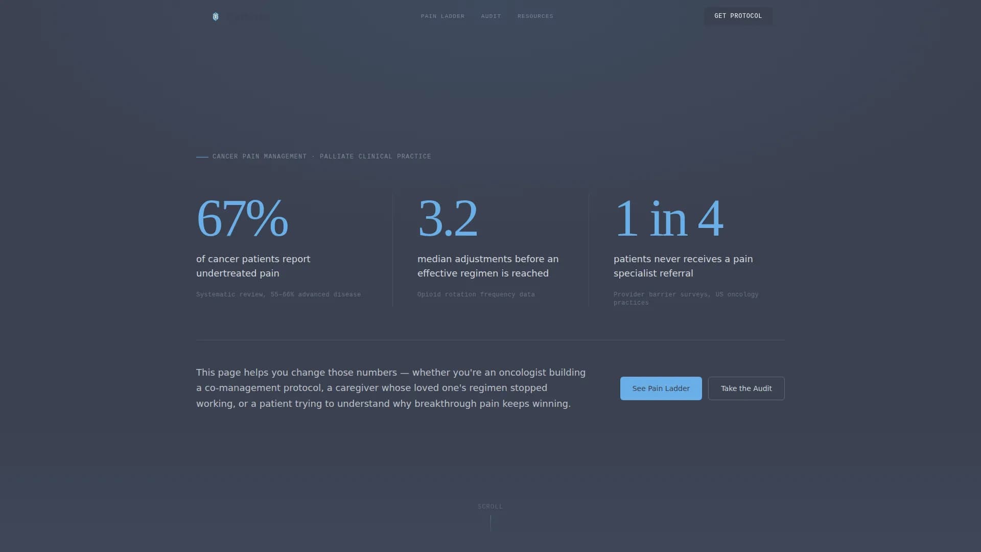 Pain Management Comparison Website Template