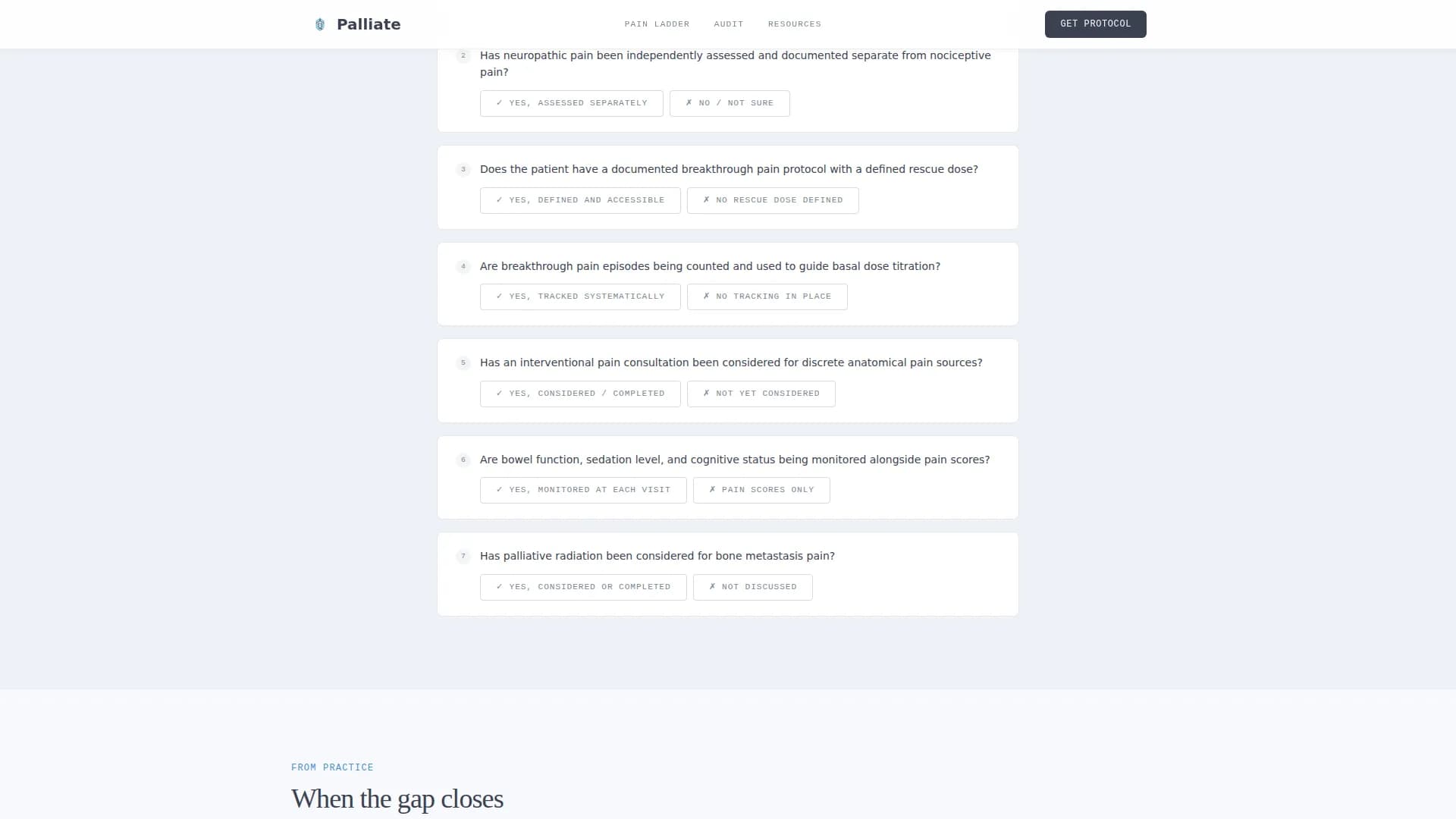 Pain Management Comparison Website Template