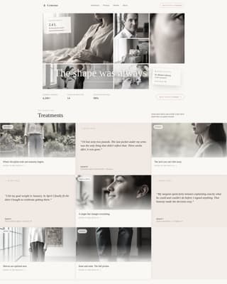 Contour - Precision Liposuction Landing Page Template