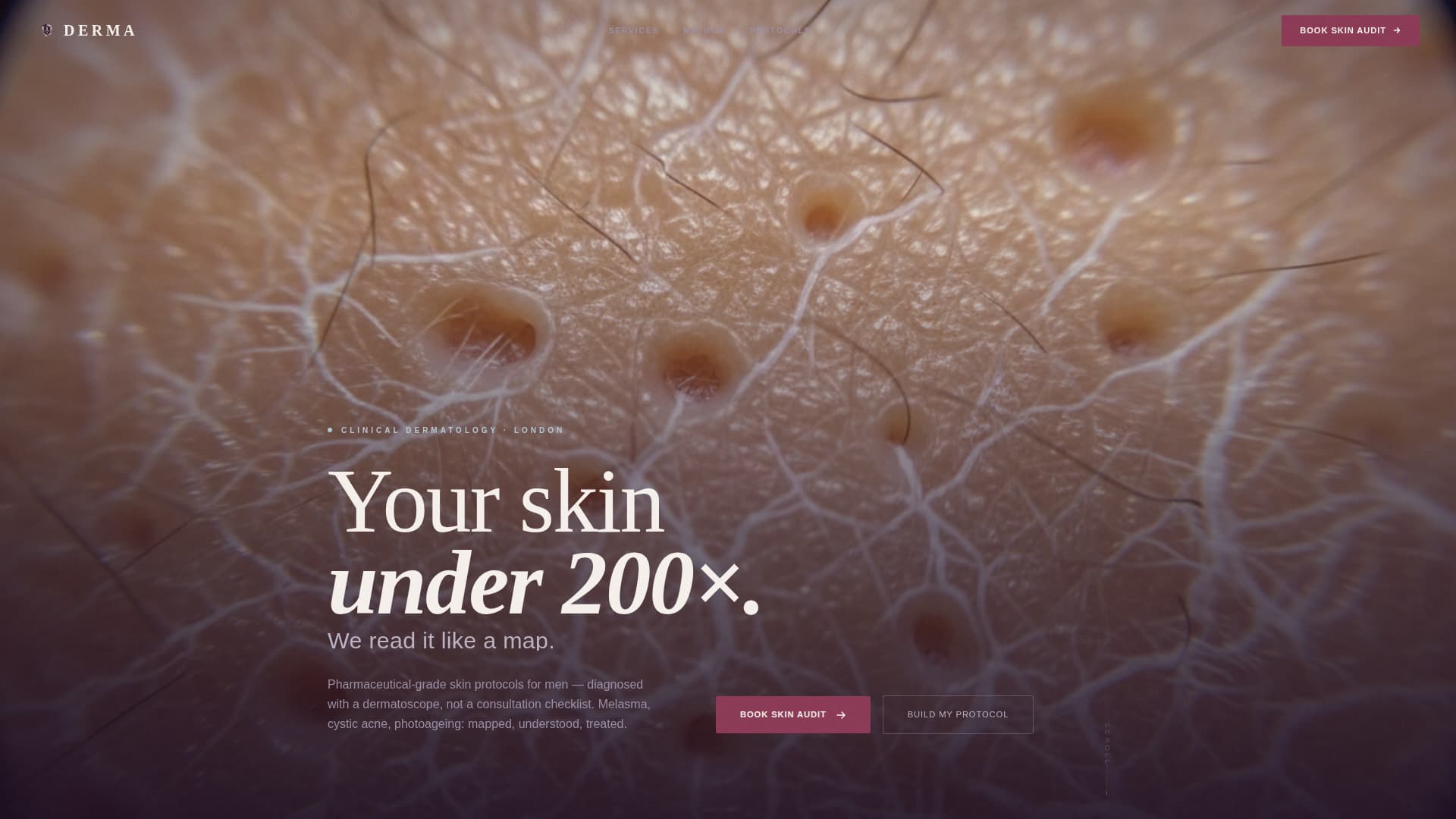 Derma - Precise Dermatologist Landing Page Template