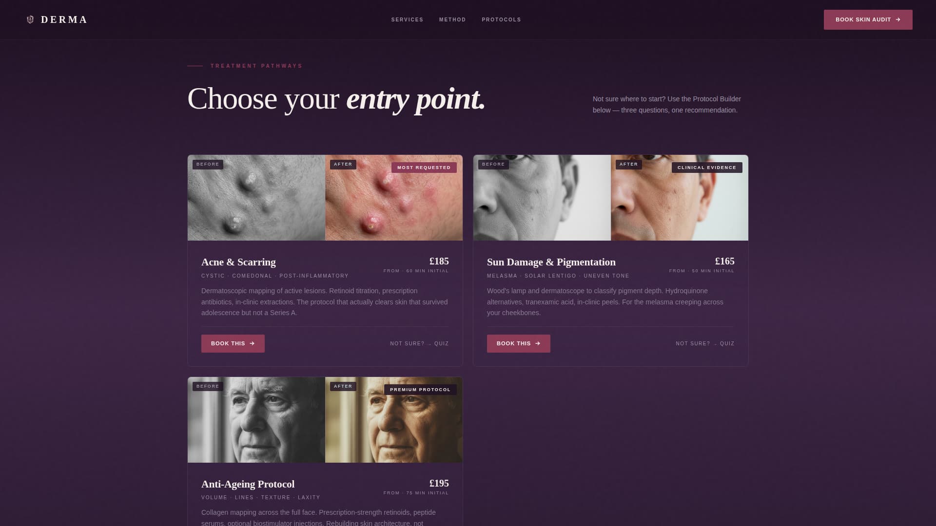Derma - Precise Dermatologist Landing Page Template