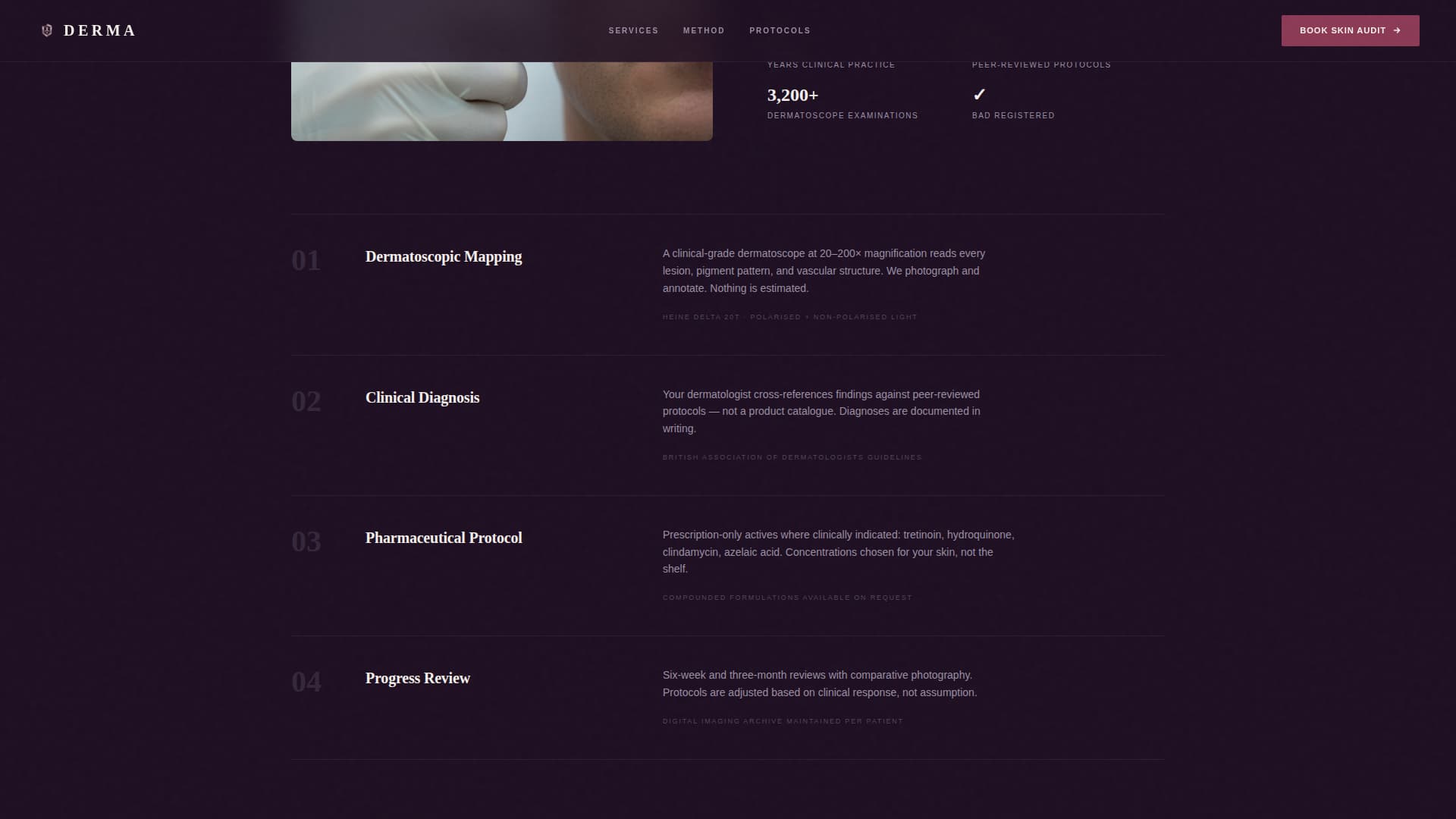Derma - Precise Dermatologist Landing Page Template