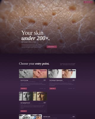 Derma - Precise Dermatologist Landing Page Template