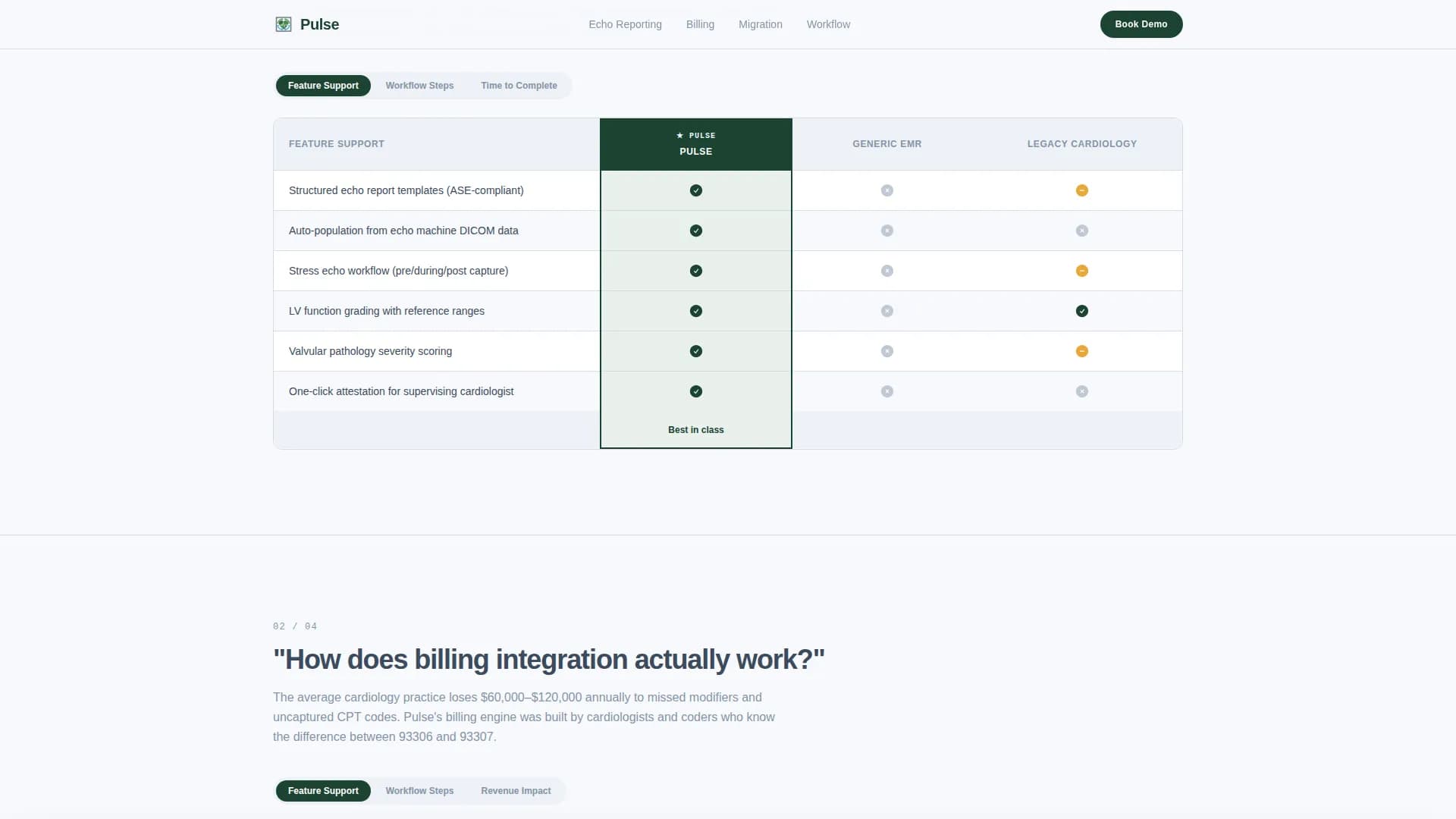Pulse - EMR Platform Landing Page Template