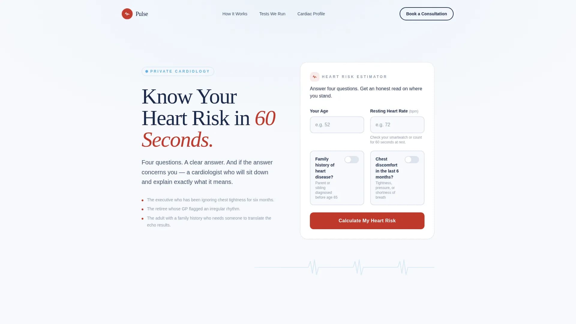 Pulse - Private Practice Landing Page Template