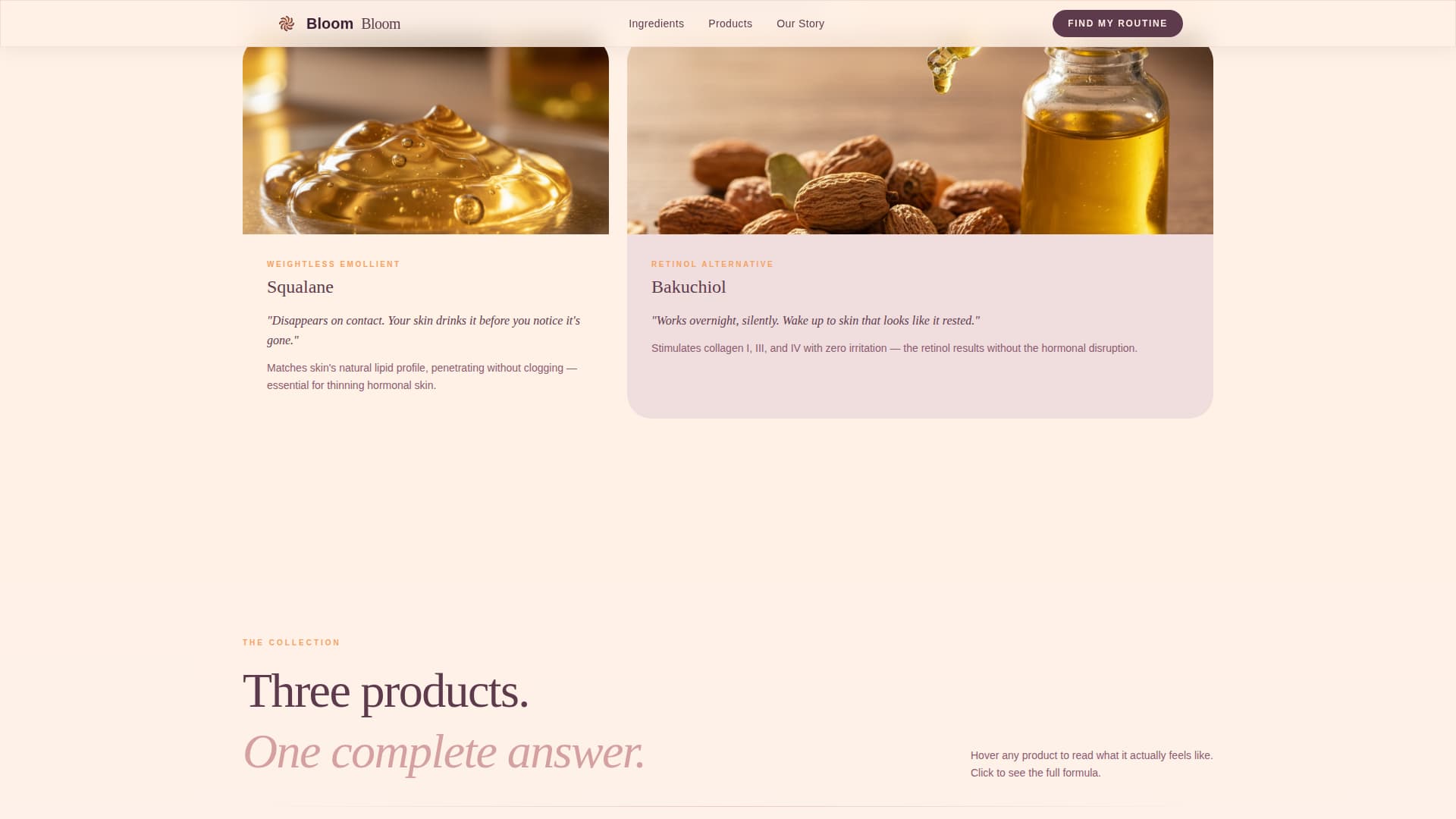 Bloom - Luxe Menopausal Landing Page Template