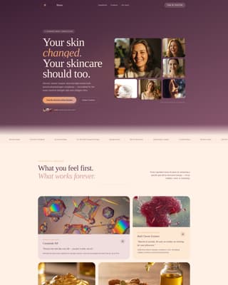 Bloom - Luxe Menopausal Landing Page Template