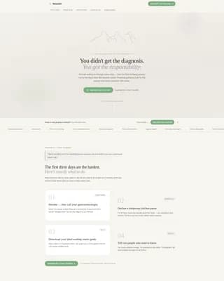 Celiac Disease Care Booking Website Template