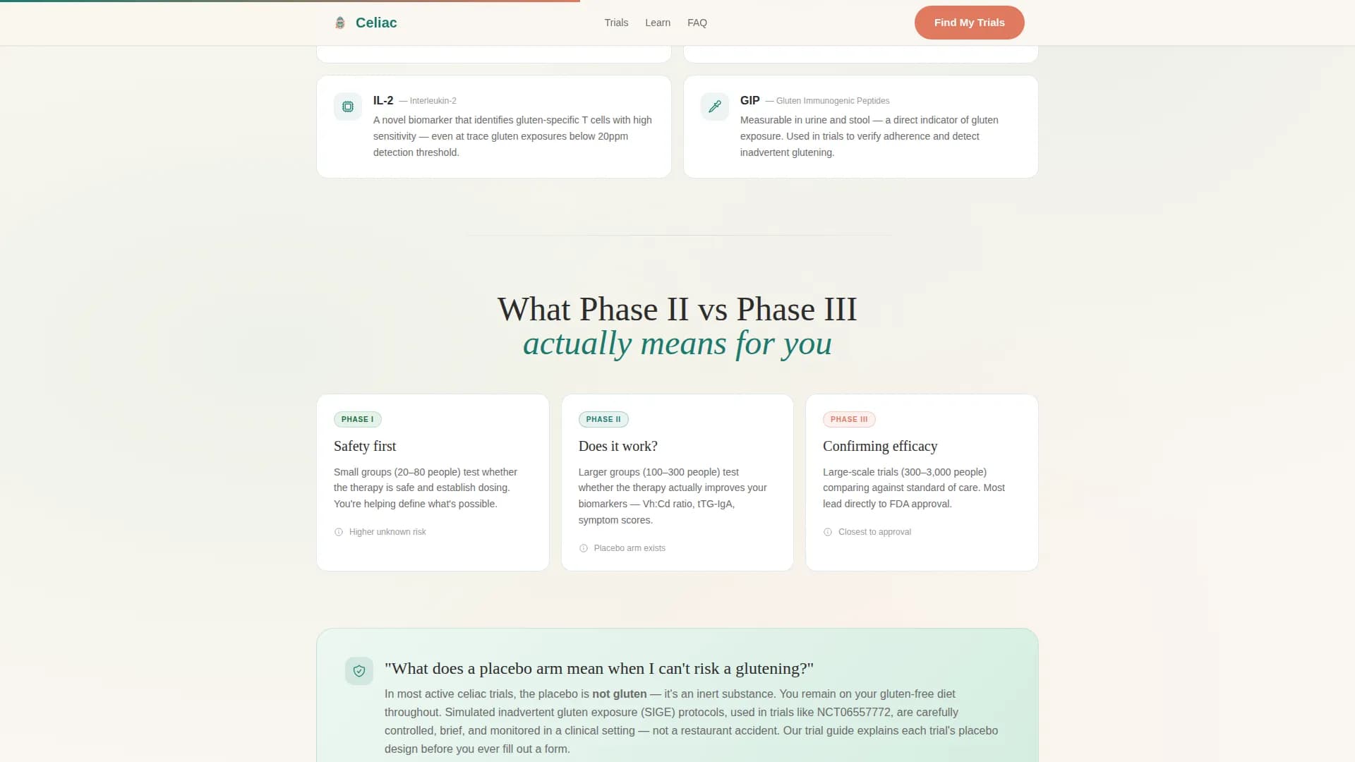 Celiac Disease Care Professional Website Template
