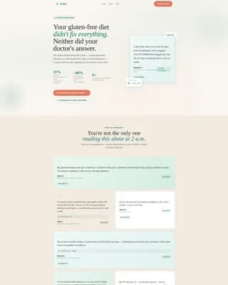 Celiac Disease Care Professional Website Template