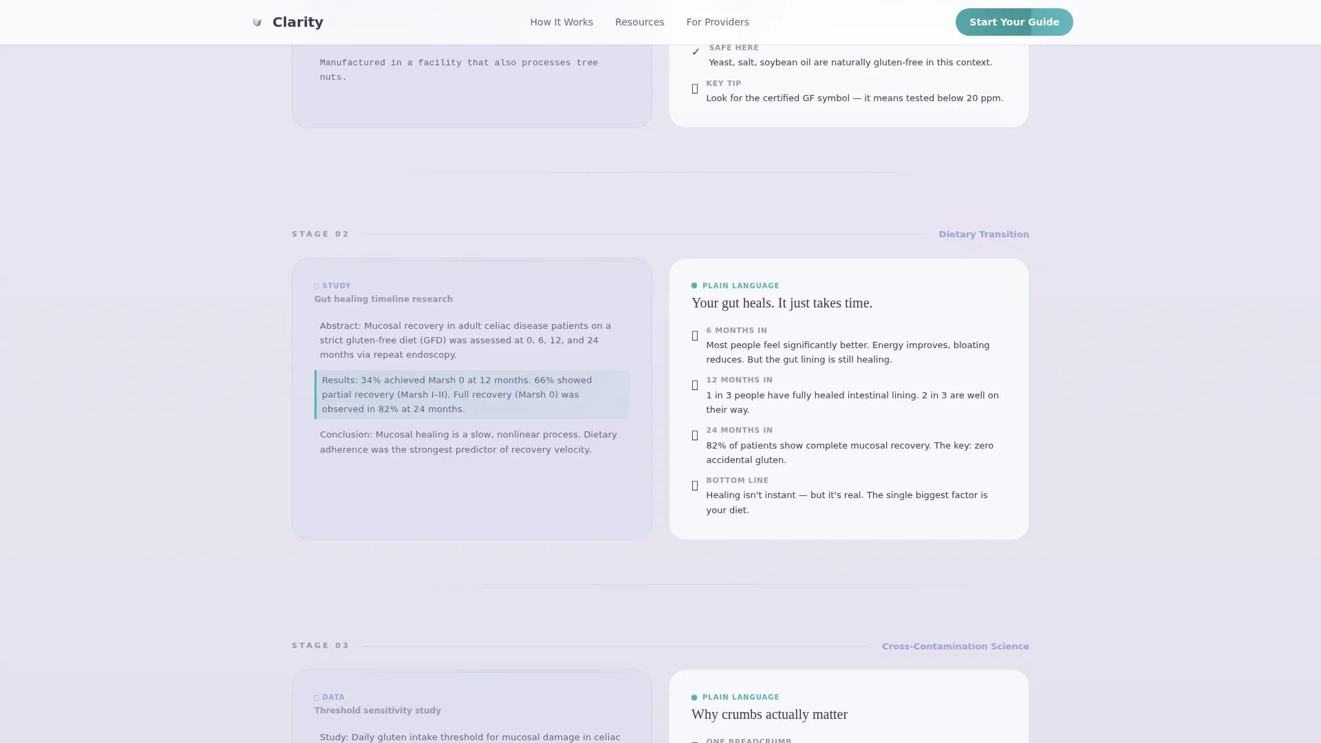 Celiac Disease Care Education Website Template