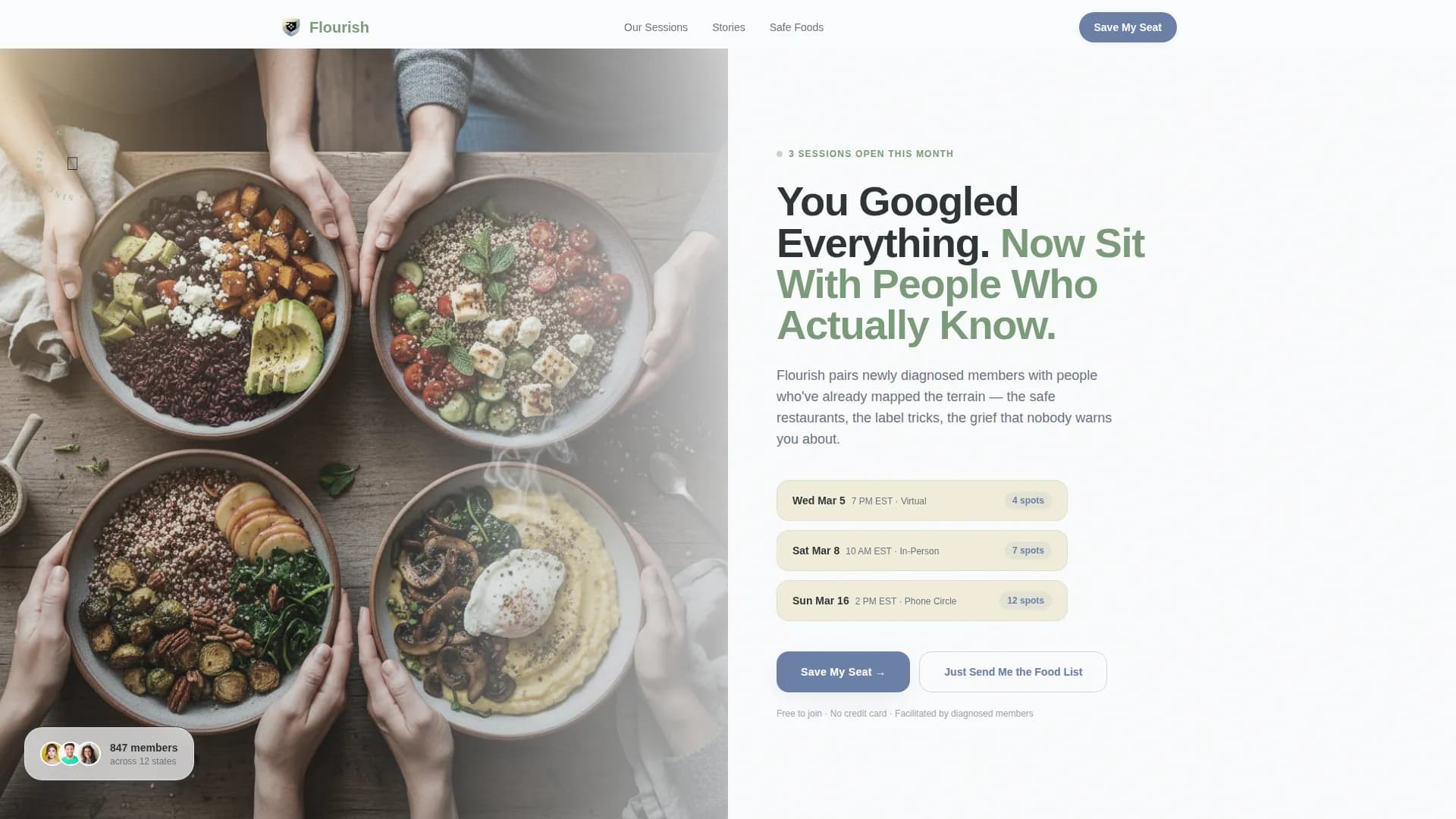 Celiac Disease Care Advanced Booking Website Template