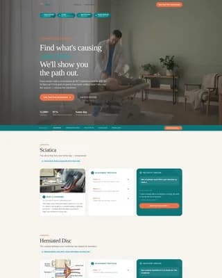 Align - Chiropractic Services Landing page Template