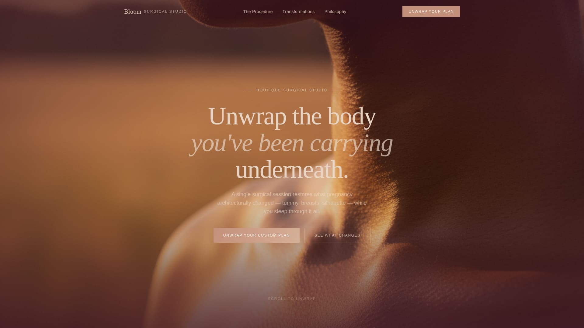Bloom - Transformative Makeover Landing Page Template