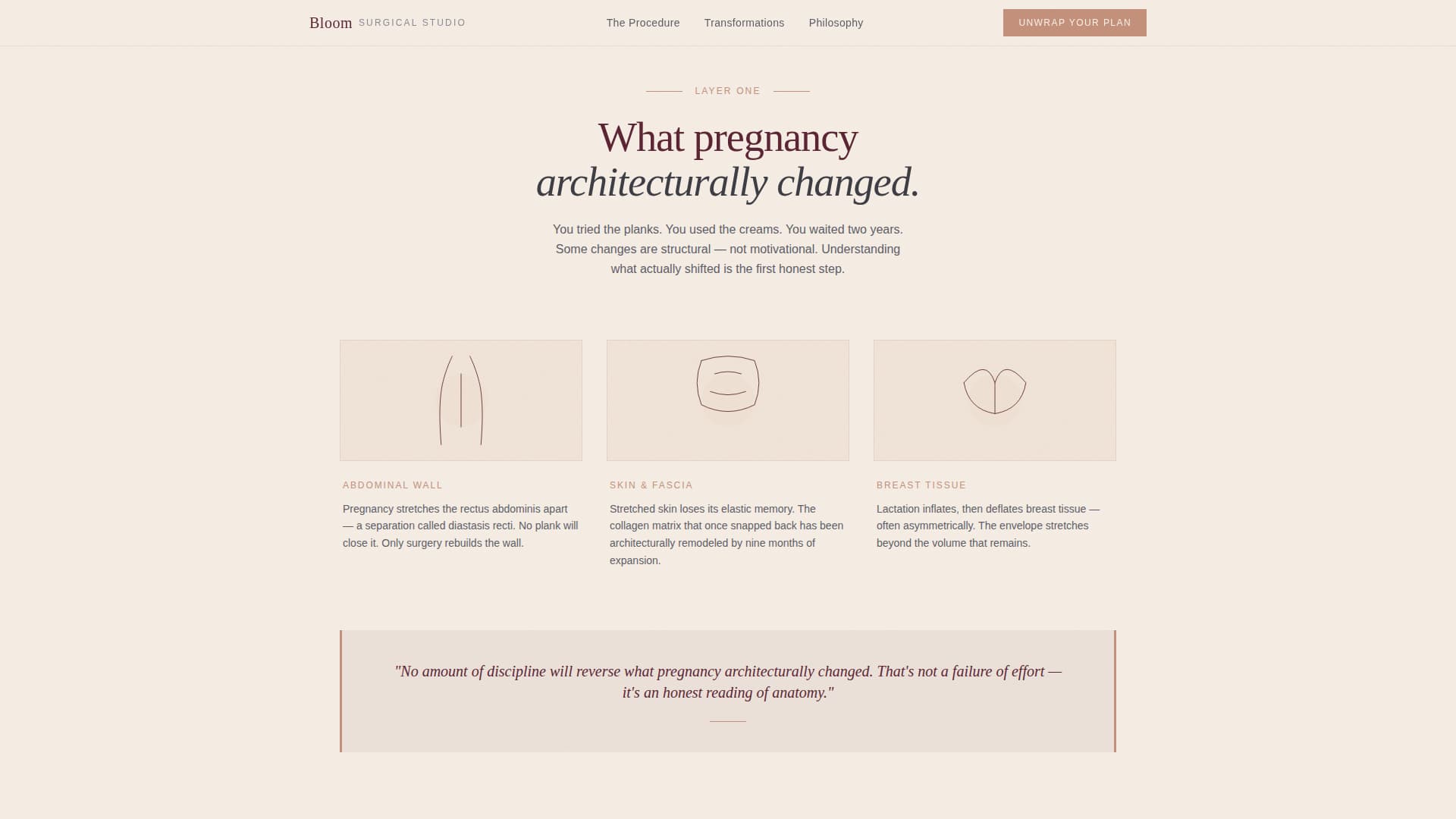 Bloom - Transformative Makeover Landing Page Template