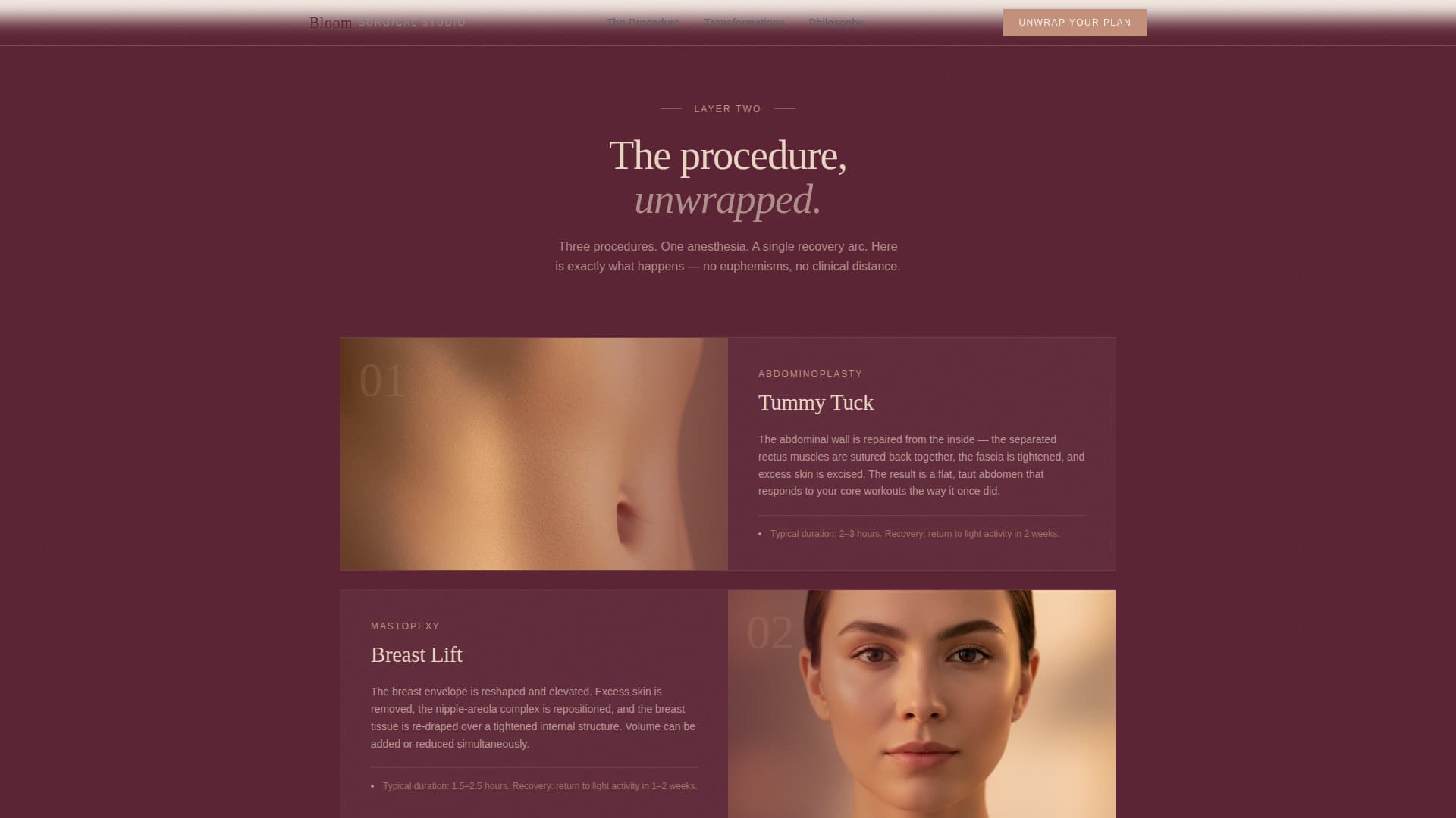 Bloom - Transformative Makeover Landing Page Template