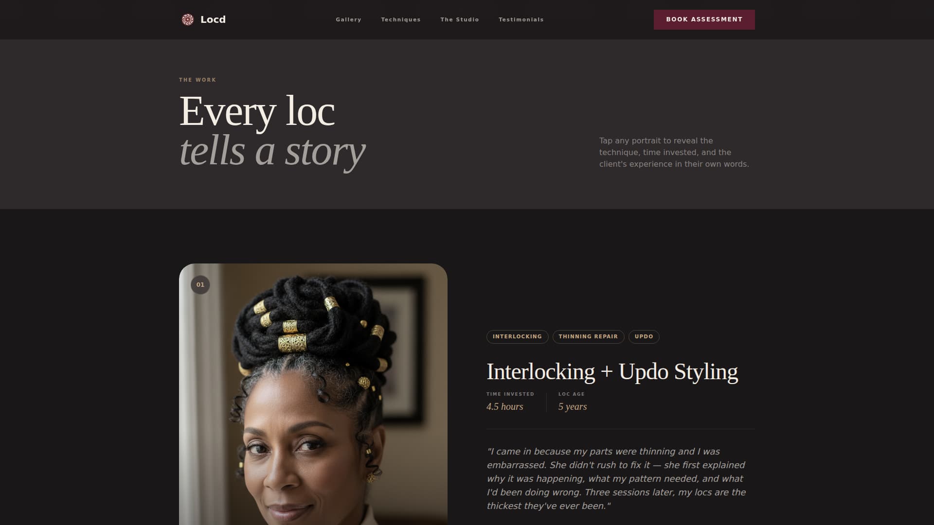 Locd - Cultivated Specialist Landing Page Template