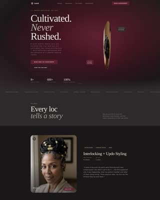 Locd - Cultivated Specialist Landing Page Template