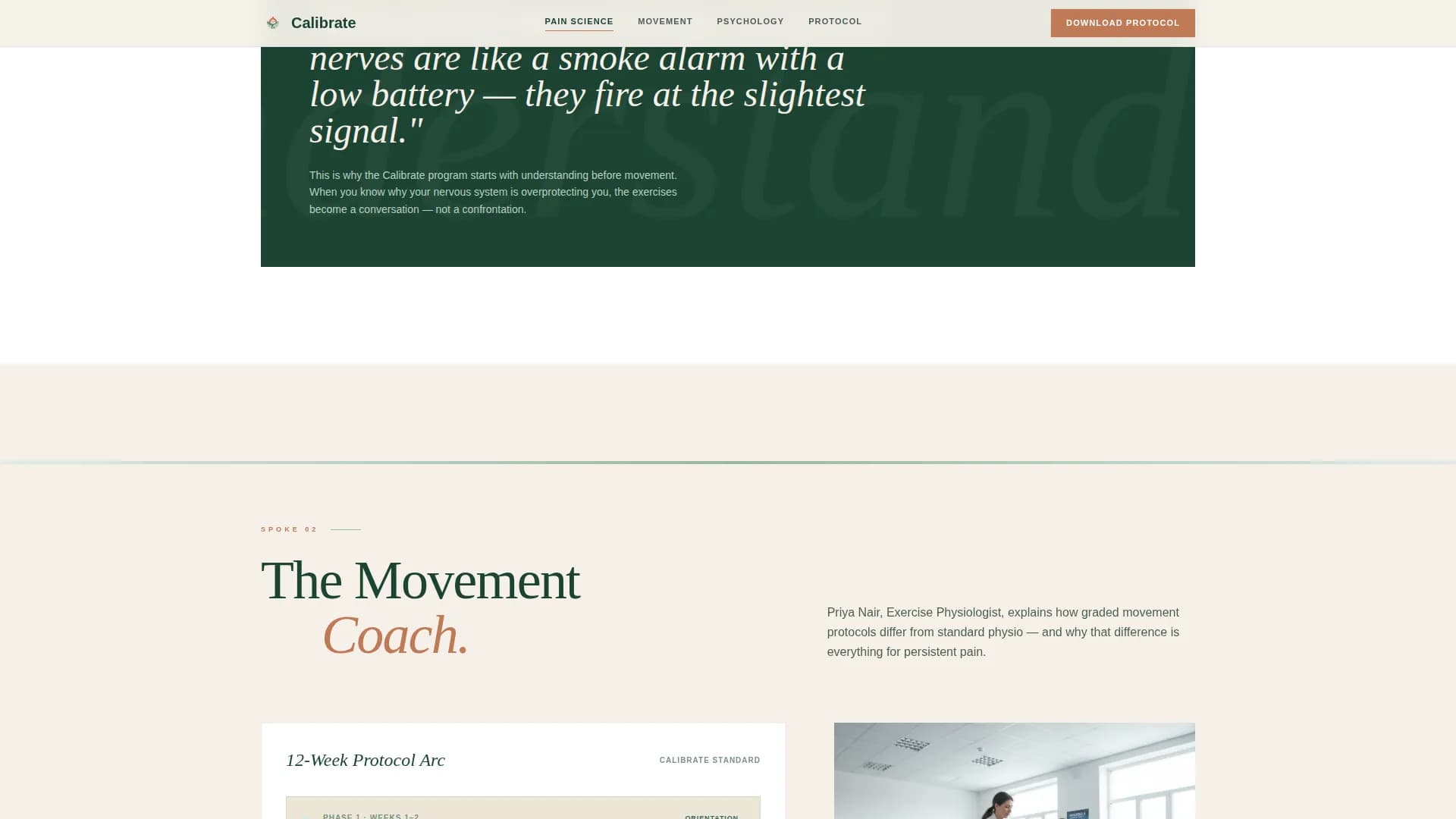 Chronic Pain Care Professional Website Template