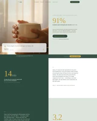 Chronic Pain Care Specialist Booking Website Template