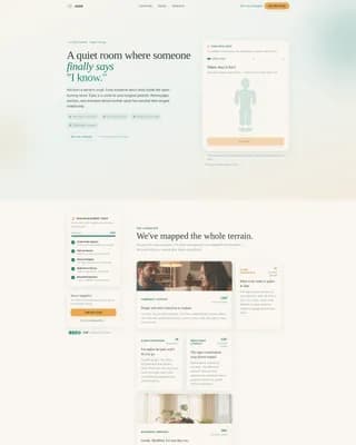 Ease - Support Community Landing page Template