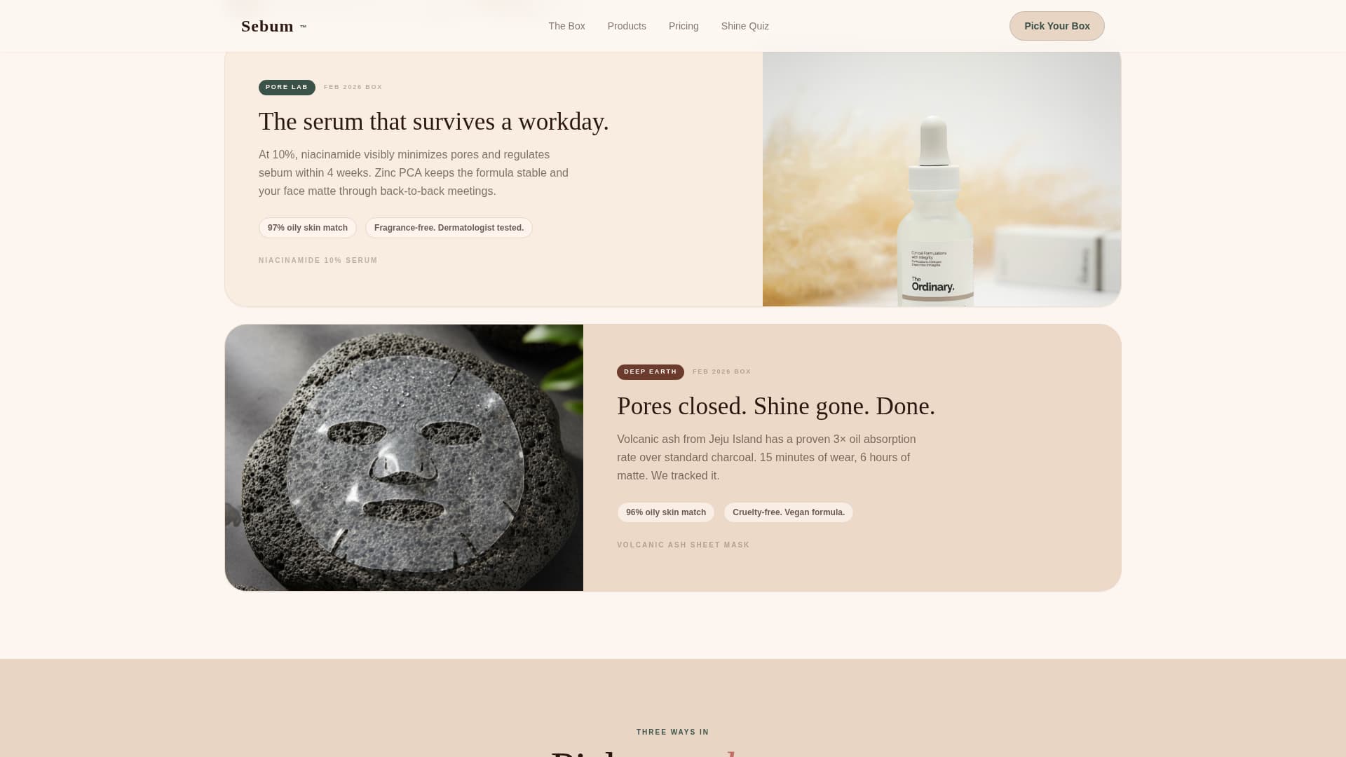 Oily - Highconverting Skin Landing Page Template