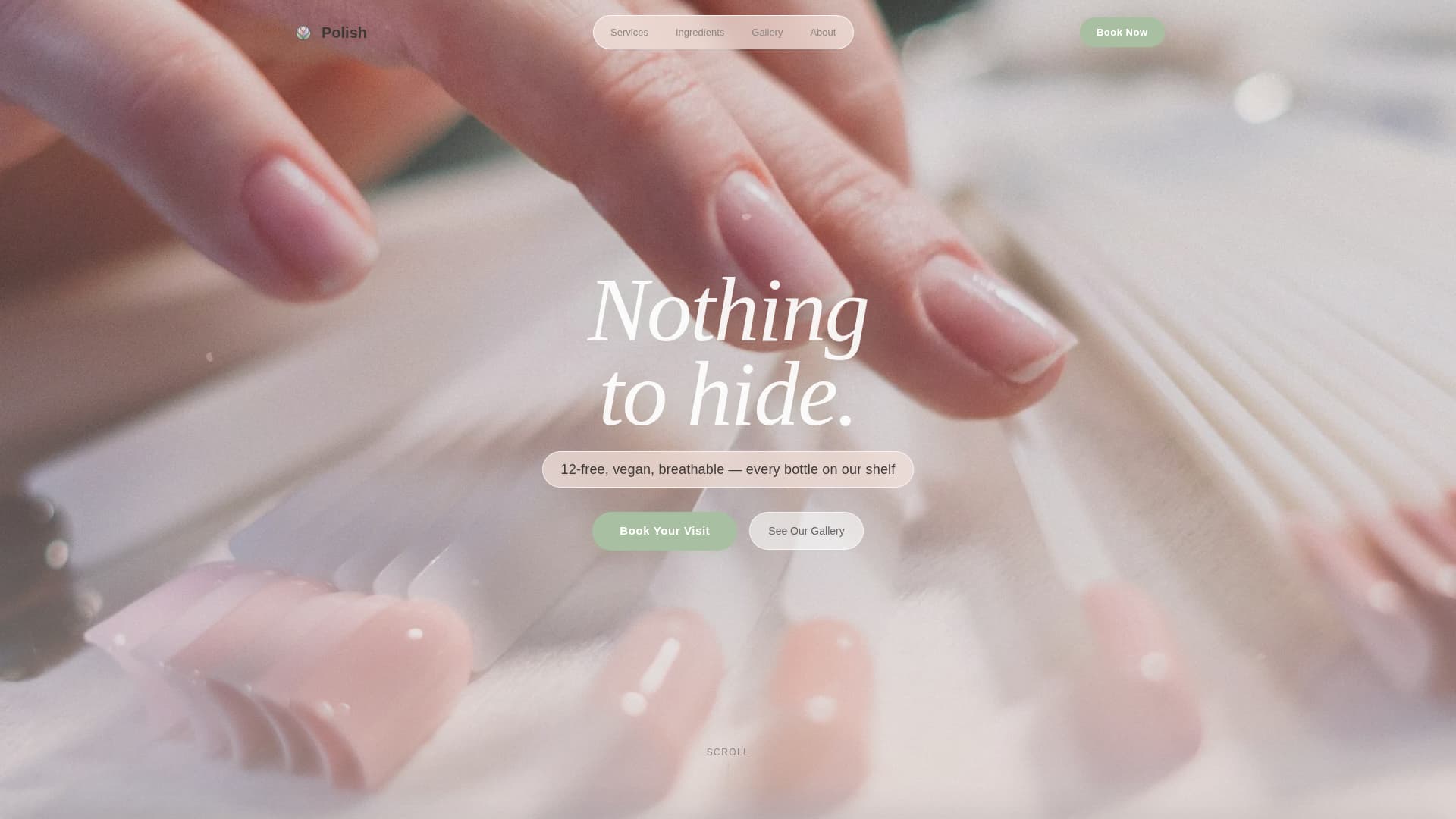 Polish - Radiant Nailsalon Landing Page Template