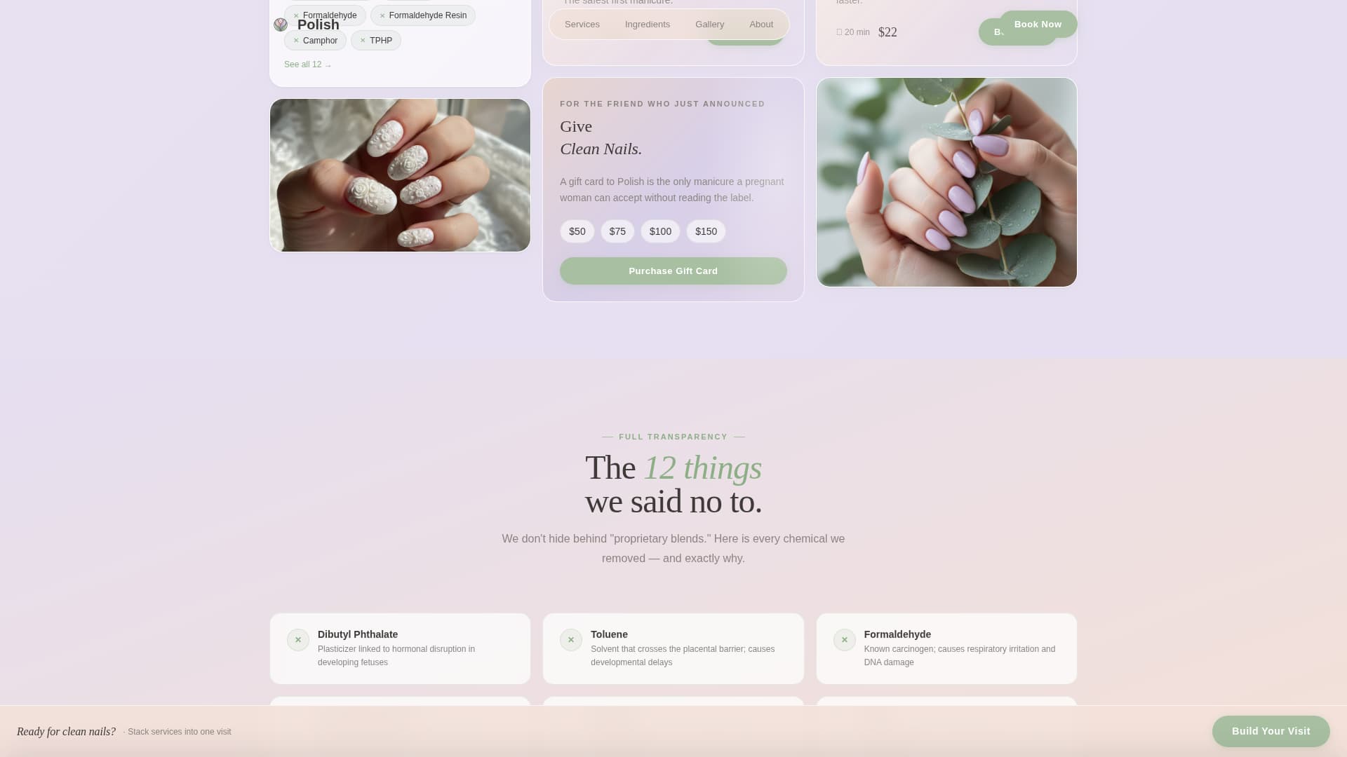 Polish - Radiant Nailsalon Landing Page Template