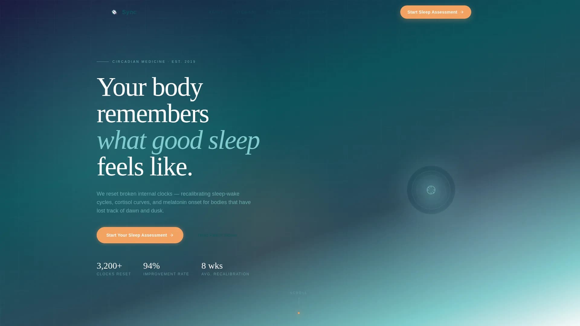 Sleep Medicine & Clinic Professional Website Template
