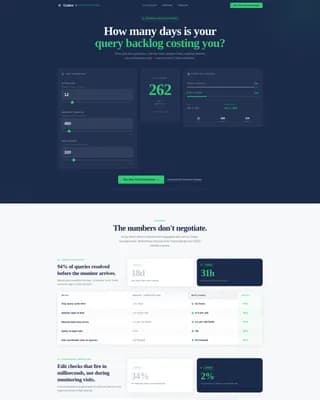 Clinical Research & Trial Cost Calculator Website Template