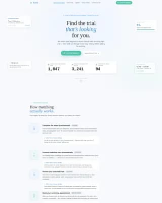 Enroll - Clinical Trials Landing page Template
