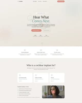 Hearing & Audiology Reviews Website Template