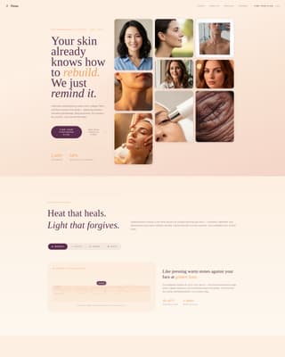 Firma - Radiant Skincare Landing Page Template