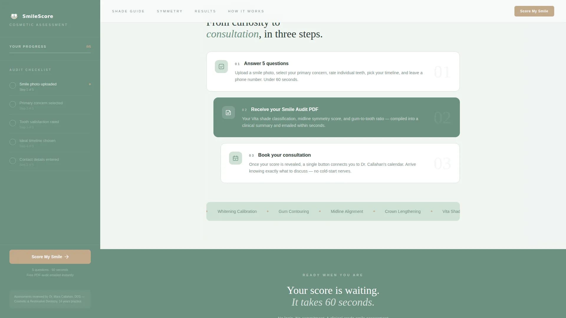 Smile - Smile Audit Landing page Template