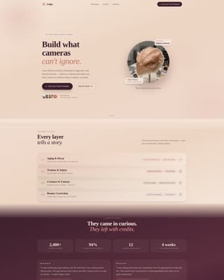 Sculpt - Transformative Prosthetics Landing Page Template